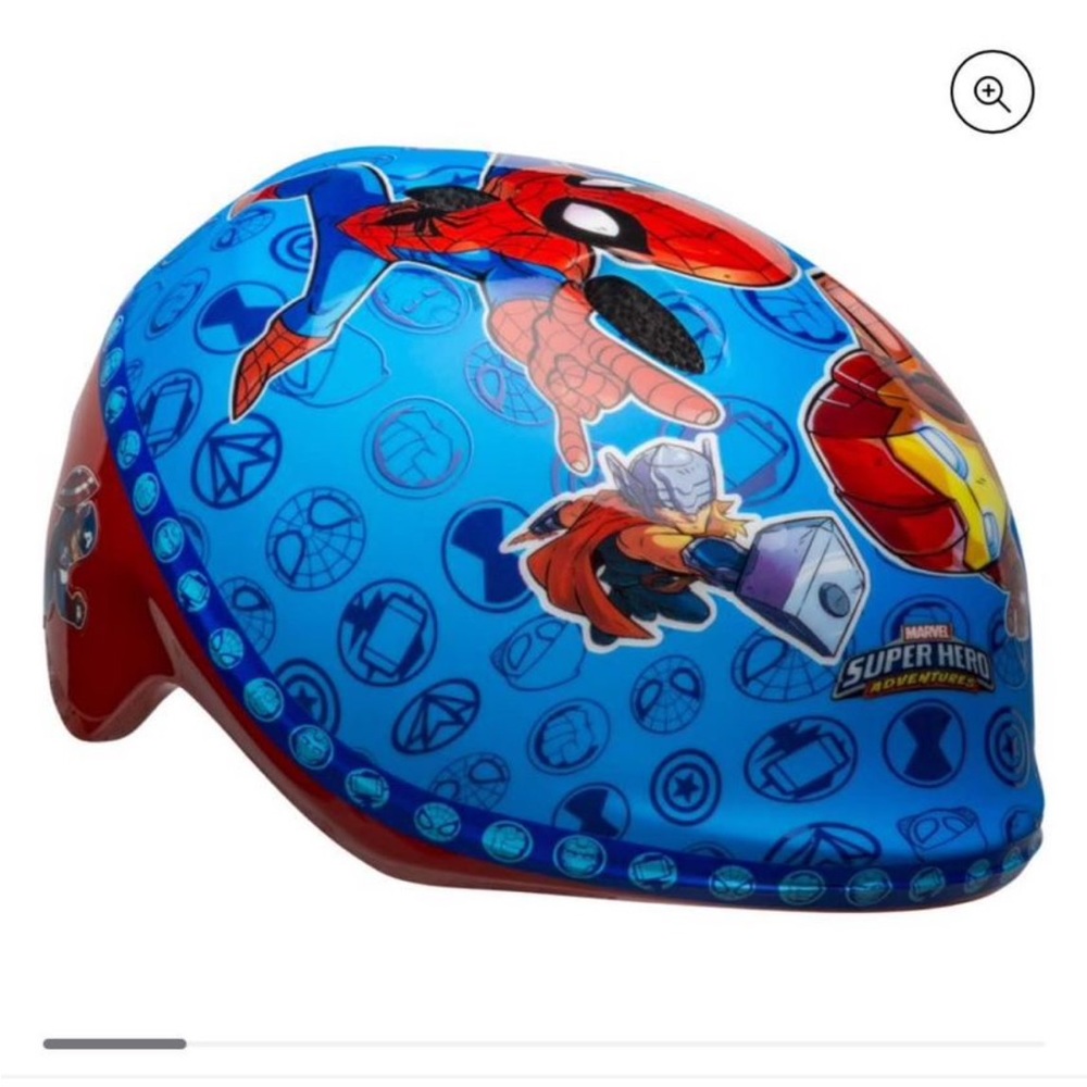Marvel Superhero Bicycle Helmet Spider-Man Hulk